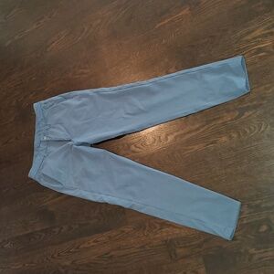 MENS Lululemon ABC Slim-Fit 5 Pocket Pant Warpstreme Color Iron Blue